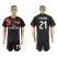 AC Milan #21 Vangioni Away Soccer Club Jersey