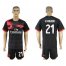 AC Milan #21 Vangioni Away Soccer Club Jersey