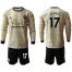 Manchester United #17 Blind Away Long Sleeves Soccer Club Jersey
