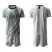 Paris Saint-Germain Blank Grey Goalkeeper Soccer Club Jersey