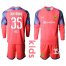 Dortmund #35 Hitz Pink Goalkeeper Long Sleeves Kid Soccer Club Jersey