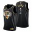 New York New York Knicks #1 Obi Toppin Mens Golden Edition Diamond Logo 2021/22 Swingman Jersey – Black Mens