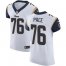Nike Los Angeles Rams #76 Orlando Pace White Mens Stitched NFL Vapor Untouchable Elite Jersey