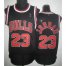 Chicago Bulls 23 Michael Jordan Black Revolution 30 NBA Jerseys Cheap
