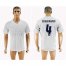 Real Madrid #4 Sergio Ramos Marine Environmental Protection Home Soccer Club Jersey