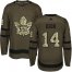 Adidas Toronto Maple Leafs #14 Dave Keon Green Salute to Service Stitched NHL Jersey
