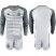 Argentina Blank Grey Long Sleeves Goalkeeper Soccer Country Jersey