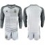 Argentina Blank Grey Long Sleeves Goalkeeper Soccer Country Jersey