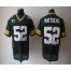 Nike Green Bay Packers #52 Clay Matthews Green Team Color With C Patch Mens Stitched NFL Elite Jersey