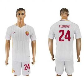 Roma #24 Florenzi Away Soccer Club Jersey