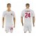 Roma #24 Florenzi Away Soccer Club Jersey