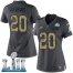 Nike Philadelphia Eagles #20 Brian Dawkins Black Super Bowl LII Womens Stitched NFL Limited 2016 Salute to Service Jersey