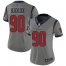 Nike Houston Texans #90 Ross Blacklock Gray Womens Stitched NFL Limited Inverted Legend Jersey