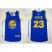 Warriors #23 Draymond Green Blue Stitched Revolution 30 NBA Jersey