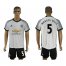 Manchester United #5 Marcos Rojo White Soccer Club Jersey