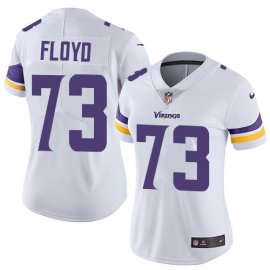 Nike Minnesota Vikings #73 Sharrif Floyd White Womens Stitched NFL Vapor Untouchable Limited Jersey