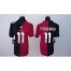 Nike Arizona Cardinals #11 Larry Fitzgerald Black/Red Womens Stitched NFL Elite Split Jersey