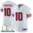 Nike San Francisco 49ers #10 Jimmy Garoppolo White Super Bowl LIV 2020 Rush Youth Stitched NFL Vapor Untouchable Limited Jersey