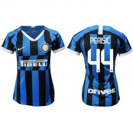 Womens Inter Milan #44 Perisic Home Soccer Club Jersey