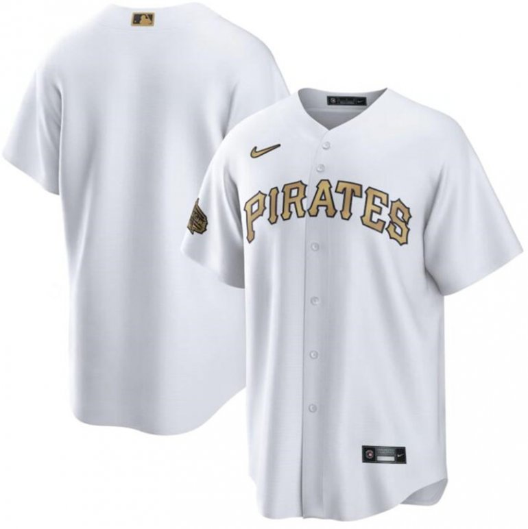 Pirates Blank White Nike 2022 MLB All Star Cool Base Jersey Pirates Blank White Nike 2022 MLB All Star Cool Base Jersey