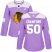 Adidas Chicago Blackhawks #50 Corey Crawford Purple Authentic Fights Cancer Womens Stitched NHL Jersey