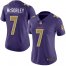Nike Baltimore Ravens #7 Trace McSorley Purple Womens Stitched NFL Limited Rush Jersey