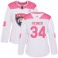 Adidas Florida Panthers #34 James Reimer White/Pink Authentic Fashion Womens Stitched NHL Jersey