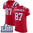 Nike New England Patriots #87 Rob Gronkowski Red Alternate Super Bowl LIII Bound Mens Stitched NFL Vapor Untouchable Elite Jersey