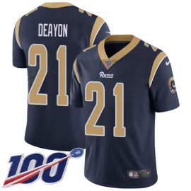 Nike Los Angeles Rams #21 Donte Deayon Navy Blue Team Color Mens Stitched NFL 100th Season Vapor Untouchable Limited Jersey