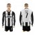 Juventus #7 Zaza Home Long Sleeves Soccer Club Jersey