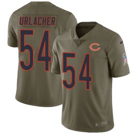 Nike Chicago Bears #54 Brian Urlacher Olive Mens Stitched NFL Limited 2017 Salute To Service Jersey
