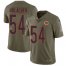 Nike Chicago Bears #54 Brian Urlacher Olive Mens Stitched NFL Limited 2017 Salute To Service Jersey