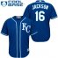 Kansas City Royals #16 Bo Jackson Royal Blue Cool Base Stitched Youth MLB Jersey