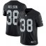 Nike Las Vegas Raiders #38 Nick Nelson Black Team Color Mens Stitched NFL Vapor Untouchable Limited Jersey