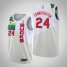 Nike Milwaukee Bucks #24 Pat Connaughton Youth 2021 NBA Finals Champions Swingman Earned Edition Jersey White Youth