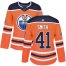 Adidas Edmonton Oilers #41 Mike Smith Orange Home Authentic Womens Stitched NHL Jersey