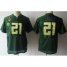 Kids Oregon Ducks 21 LaMichael James Green NCAA Jerseys