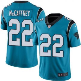 Nike Carolina Panthers #22 Christian McCaffrey Blue Alternate Mens Stitched NFL Vapor Untouchable Limited Jersey