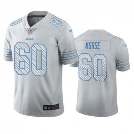 Buffalo Buffalo Bills #60 Mitch Morse White Vapor Limited City Edition NFL Jersey
