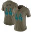 Nike Jacksonville Jaguars #44 Myles Jack Olive Womens Stitched NFL Limited 2017 Salute to Service Jersey