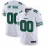New York Jets Custom Nike White Team Logo Vapor Limited NFL Jersey