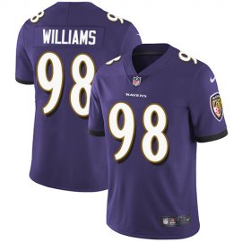 Nike Baltimore Ravens #98 Brandon Williams Purple Team Color Youth Stitched NFL Vapor Untouchable Limited Jersey