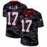 Buffalo Buffalo Bills #17 Josh Allen Mens Nike 2020 Black CAMO Vapor Untouchable Limited Stitched NFL Jersey