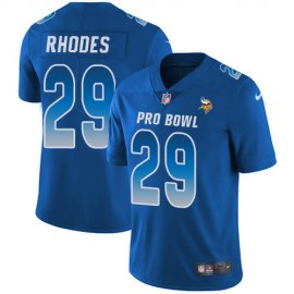 Nike Minnesota Vikings #29 Xavier Rhodes Royal Youth Stitched NFL Limited NFC 2018 Pro Bowl Jersey