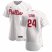 Philadelphia Phillies #24 Roman Quinn Mens Nike White Home 2020 Authentic Player MLB Jersey