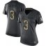 Nike Dallas Cowboys #3 Garrett Gilbert Black Womens Stitched NFL Limited 2016 Salute to Service Jersey