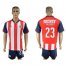 Guadalajara #23 Vazquez Home Soccer Club Jersey
