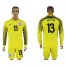 England #13 HEATON Yellow Goalkeeper 2018 FIFA World Cup Long Sleeve Soccer Jersey