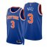 Nike New York Knicks #3 Nerlens Noel Blue Mens 2021-22 NBA 75th Anniversary Diamond Swingman Jersey – Icon Edition Mens