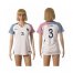 Womens France #3 Evra Away Away Soccer Country Jersey